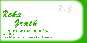 reka grath business card